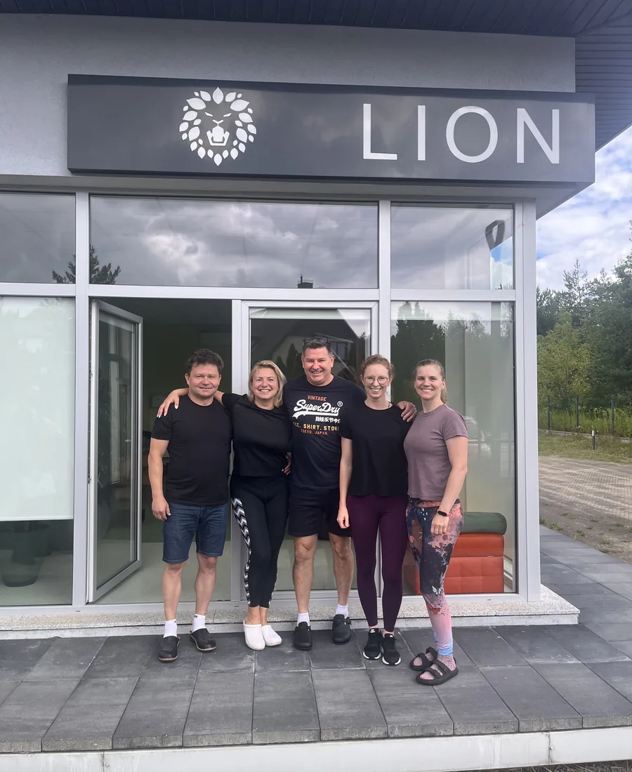 Zespół Lion Rehab podczas terapii